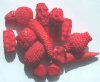 50 grams Large Resin Bead Mix - Red
