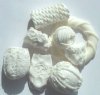 50 grams Large Resin Bead Mix - White