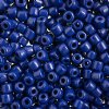 25 Grams 4x4.5mm Opaque Royal Blue Rola Tube Beads