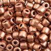 25 Grams 5.8x6.2mm Metallic Copper Rola Tube Beads