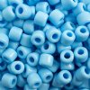 25 Grams 5.8x6.2mm Opaque Light Blue Rola Tube Beads