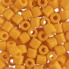 25 Grams 5.8x6.2mm Opaque Light Orange Rola Tube Beads
