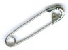 40 22mm Nickel Plated Safety Pins (Size #00)