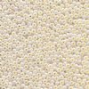 50g of 8/0 Pearl Ivory Ceylon Seed Beads