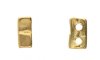 Set of 6, 5.6x2.8x2.4mm Cymbal Klouvas 24K Gold Half Tila Bead Substitute
