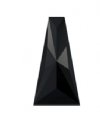 1 13x7mm Swarovski Jet Shadow Keystone