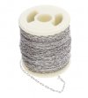 Basic Elements Beadable Chain Stainless Steel .25x.8mm, 8m