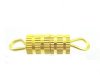 20, 13x4mm Gold Plated Barrel Screw Clasps