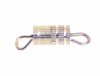 20, 13x4mm Silver Plated Barrel Screw Clasps