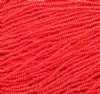 1 Hank of 10/0 Opaque Light Red Seed Beads