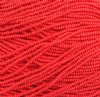 1 Hank of 10/0 Opaque Matte Light Red Seed Beads
