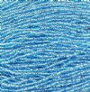 1 Hank of 10/0 Silverlined Aqua Seed Beads