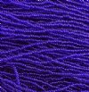 1 Hank of 10/0 Transparent Royal Blue Seed Beads