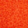 50g 10/0 Transparent Neon Orange Seed Beads