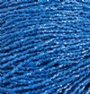 1 Hank of 10/0 Two-Cut Opaque Lapis Blue Seed Beads