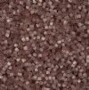 50 Grams of 10/0 Two-Cut Satin Solgel Brown Seed Beads