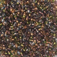 50 grams of 10/0 Copperlined Earthtone Multi Mix Seed Beads