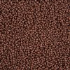 22 Grams of 10/0 Matte Opaque Dark Brown Terra Intensive Seed Beads