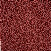 22 Grams of 10/0 Matte Opaque Brown Terra Intensive Seed Beads