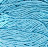 Hank of 10/0 Opaque Matte Aqua Seed Beads