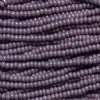 1 Hank of 10/0 Opaque Mauve AB Seed Beads 