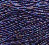 1 Hank of 10/0 Opaque Navy Iris Seed Beads