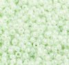 50 Grams of 10/0 Light Green Pearl Seed Beads