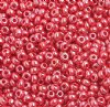 50 Grams of 10/0 Red Pearl Seed Beads