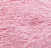 1 Hank of 10/0 Silverlined Dyed Pink Seed Beads