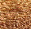 1 Hank of  10/0 Silverlined Gold Seed Beads
