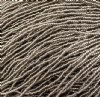 1 Hank of 10/0 Silverlined Grey Seed Beads