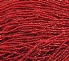 1 Hank of 10/0 Silverlined Light Red Seed Beads