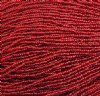 1 Hank of 10/0 Silverlined Red Seed Beads