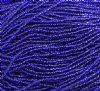 1 Hank of 10/0 Silverlined Royal Blue Seed Beads
