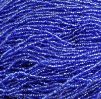 1 Hank of 10/0 Silverlined Sapphire Seed Beads 
