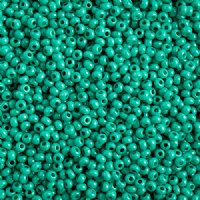 50g 10/0 Opaque Dark Green Terra Intensive Seed Beads