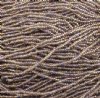 1 Hank of 10/0 Transparent Black Diamond Iris AB Seed Beads