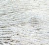 1 Hank of 10/0 Transparent Crystal Iris AB Seed Beads
