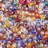 50 grams of 10/0 Transparent Iris Multi Mix Seed Beads