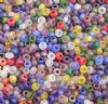 50 grams of 10/0 Transparent Matte Multi Mix AB Seed Beads