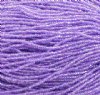1 Hank of 10/0 Transparent Violet Mauve Iris AB Seed Beads