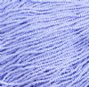 1 Hank of 11/0 Solgel Opaque Dyed Chalk Light Violet Seed Beads