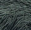 1 Hank of 11/0 Transparent Grey Seed Beads