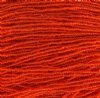 1 Hank of 11/0 Transparent Orange Seed Beads