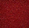 10 Grams 11/0 Charlotte Seed Beads - Opaque Red AB