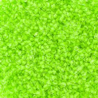 50 Grams of 11/0 Colorlined Neon Green Seed Beads