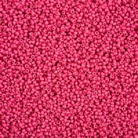 22 Grams of 11/0 Matte Opaque Rose Terra Intensive Seed Beads