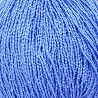 1 Hank of 11/0 Opaque Light Royal Blue Seed Beads