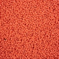 50 Grams of 11/0 Opaque Orange Terra Intensive Seed Beads