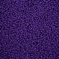 50 Grams of 11/0 Opaque Purple Terra Intensive Seed Beads